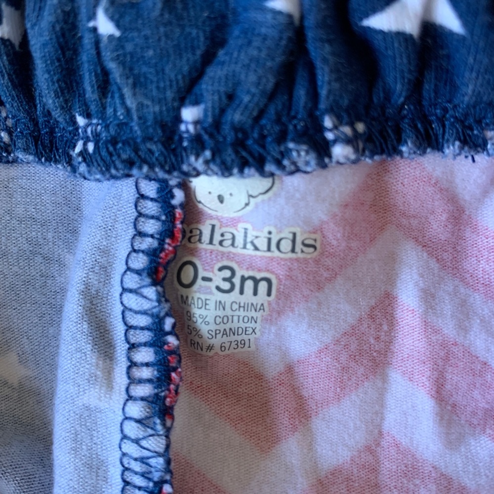 KOALA KIDS patriotic infant set shorts tank EUC - Picture 3 of 3